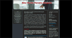 Desktop Screenshot of aitormartinabogado.com